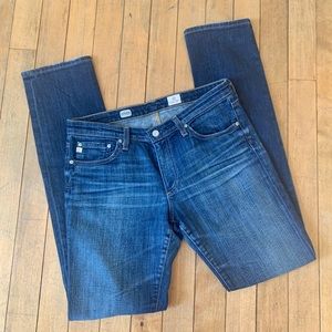 AG Jeans Premiere Skinny Straight Blue Jeans 30R